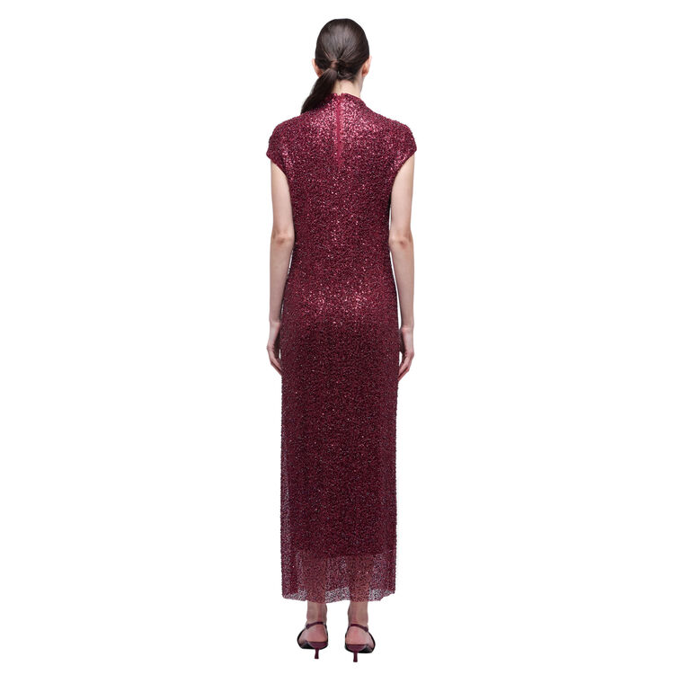 Zaria Cowl Neck Midi Dress image number null