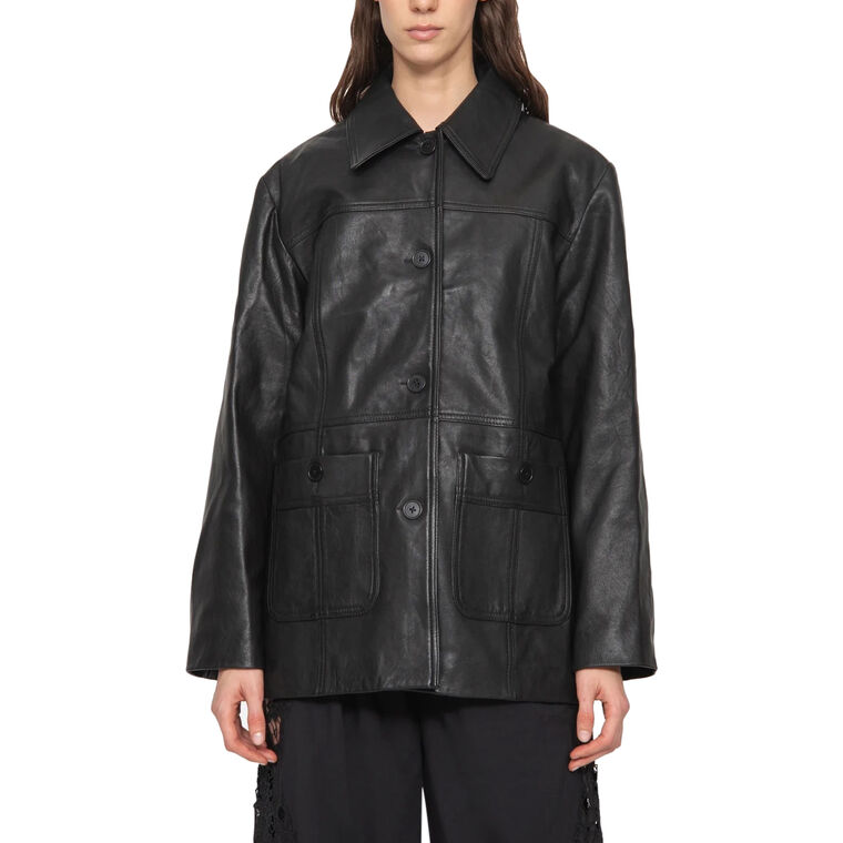 Lucie Leather Jacket image number null