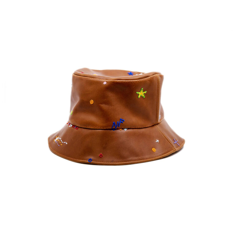 B 612 Leather Bucket Hat image number null