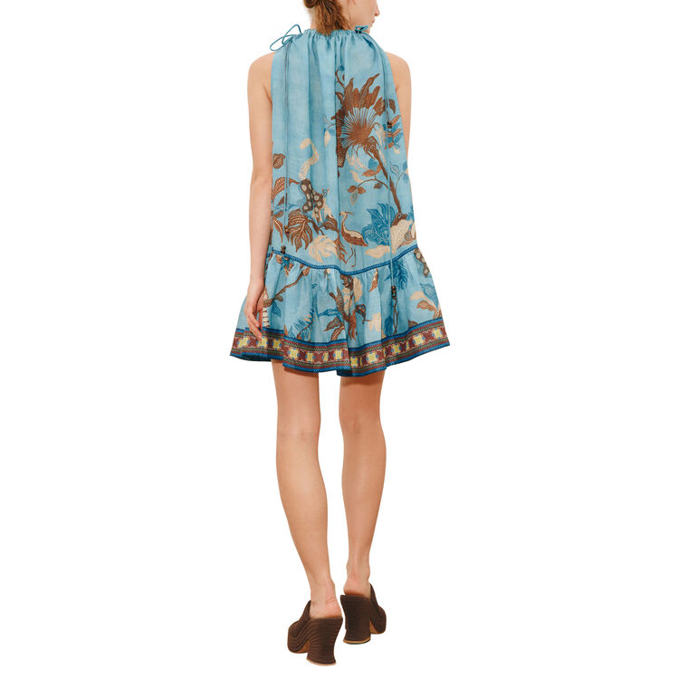 Georgie Sleeveless Ruffle Hem Mini Dress image number null