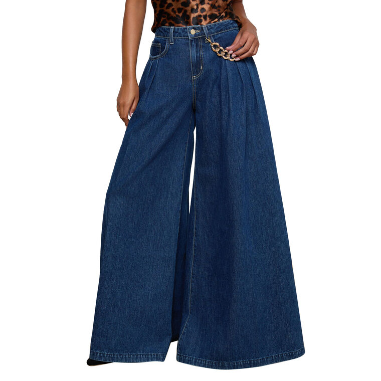 Chayse High Rise Super Wide-Leg Jean image number null