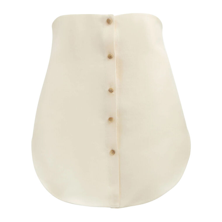 Shea Strapless Shirt With Front Button Closure image number null