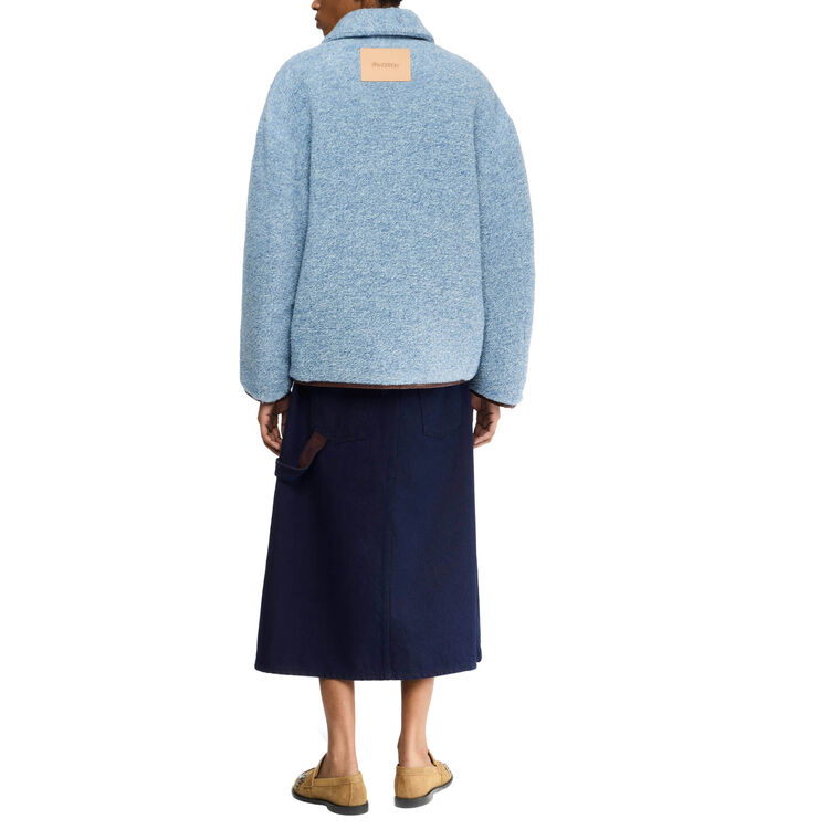 Contrast-Trim Zip Jacket image number null