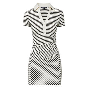 Lanier Striped Polo Mini Dress