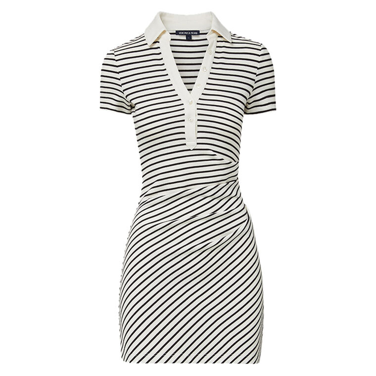 Lanier Striped Polo Mini Dress image number null