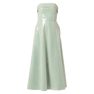 Kiara Strapless Sequin Midi Cocktail Dress