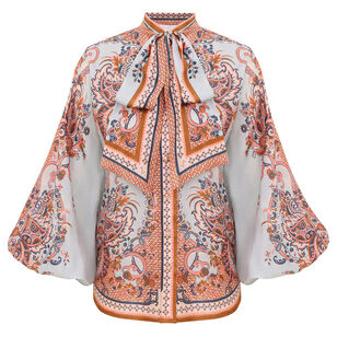 Aster Tie Neck Blouse
