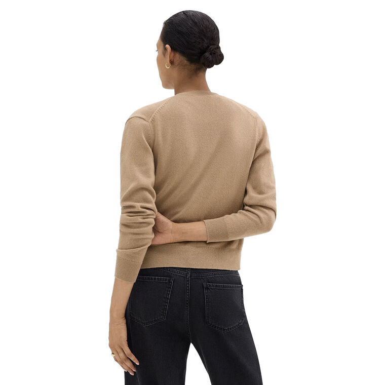 Crewneck Cashmere Cardigan image number null