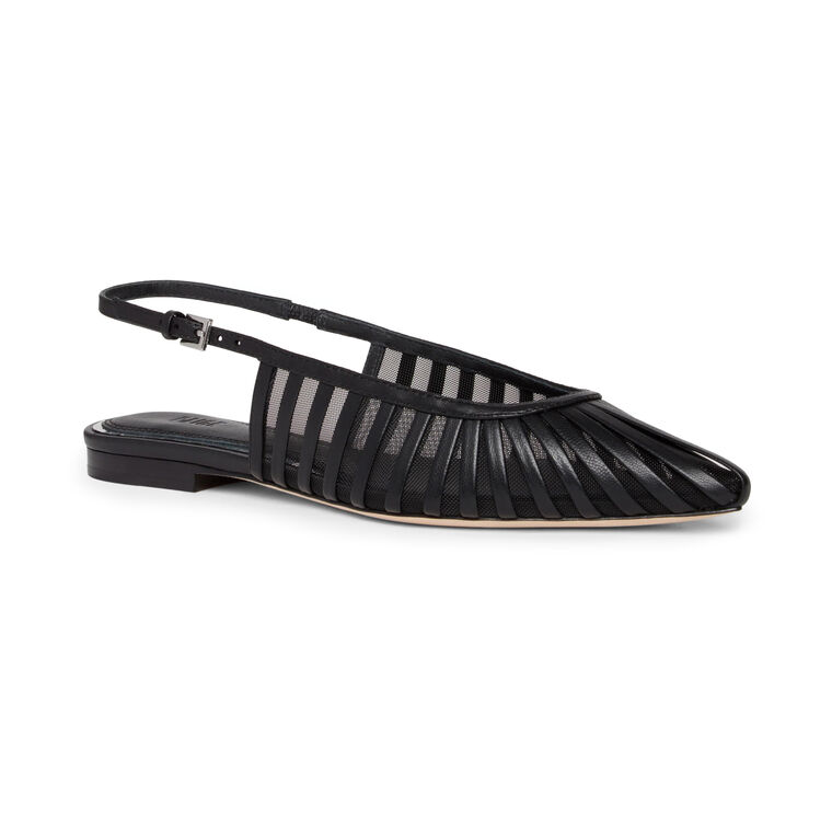 Tera Caged Slingback Flat image number null