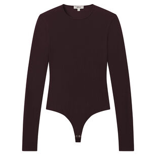 Aura Long Sleeve Crewneck Bodysuit