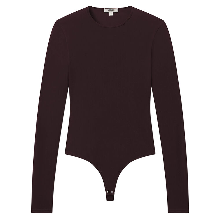 Aura Long Sleeve Crewneck Bodysuit image number null