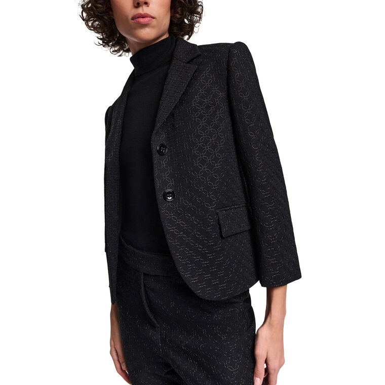 Sparkling Emotions Floral Embroidered Jacket image number null