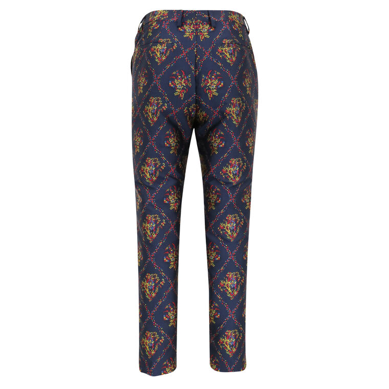 Garden Party Jacquard Crop Pants image number null