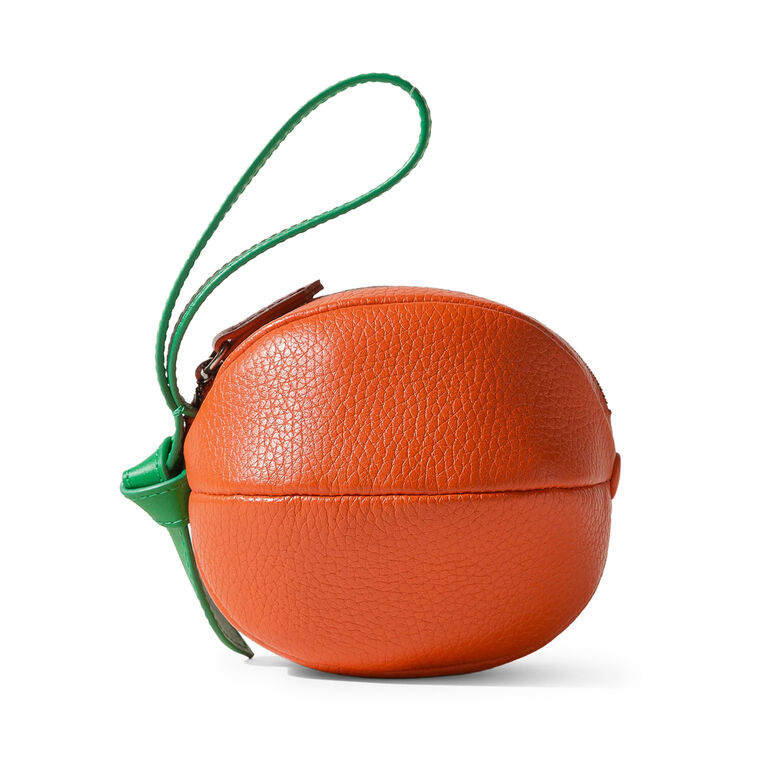 Taronja Orange-Shaped Leather Coin Purse image number null