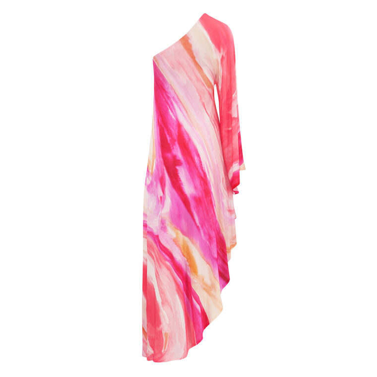 Aura Stretch One Shoulder Maxi Dress image number null