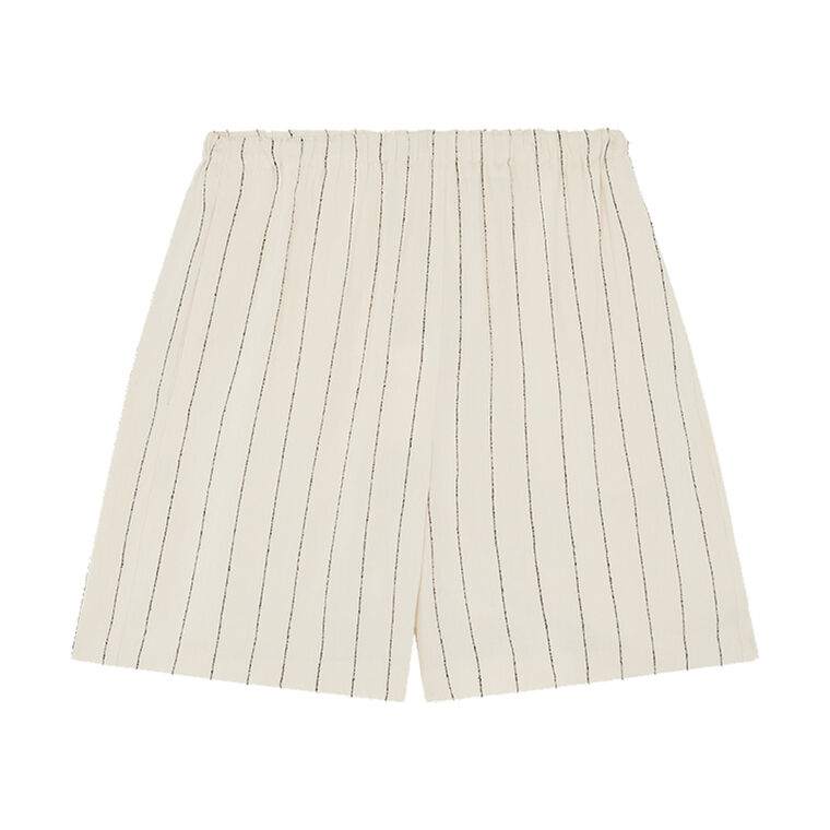 Hata Striped Twill Short image number null