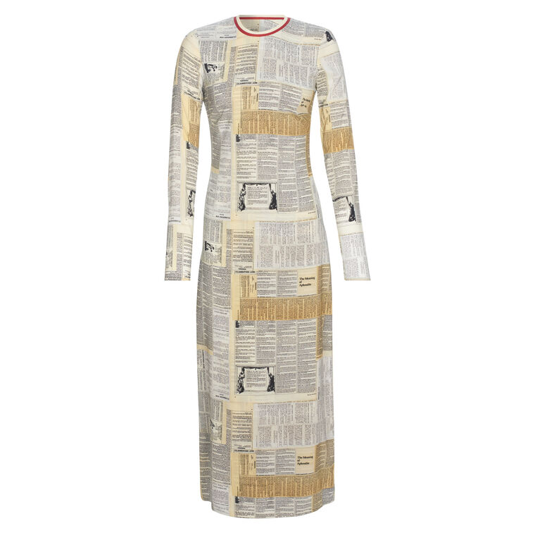 Alma Long Sleeve Midi Dress image number null