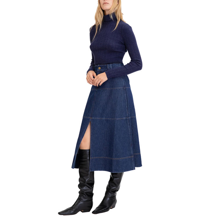 Hudie Denim Skirt image number null
