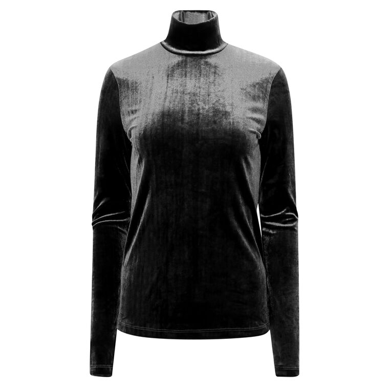 Pascale Velvet Turtleneck image number null