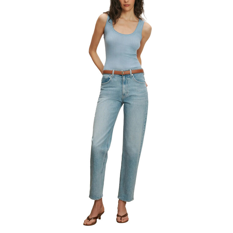 Birke Ribbed Merino Wool Knit Tank Top image number null