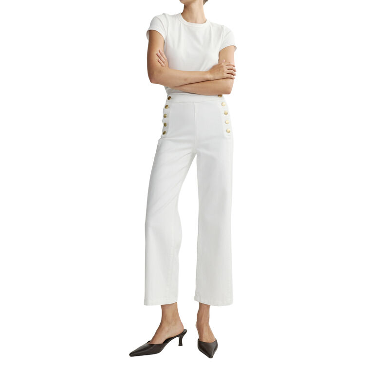 Karmine Refined Wide Leg High Rise Jean image number null