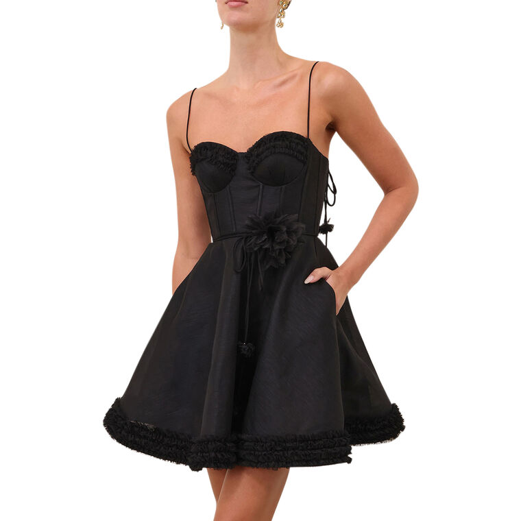 Luna Sleeveless Ruffle Mini Dress image number null