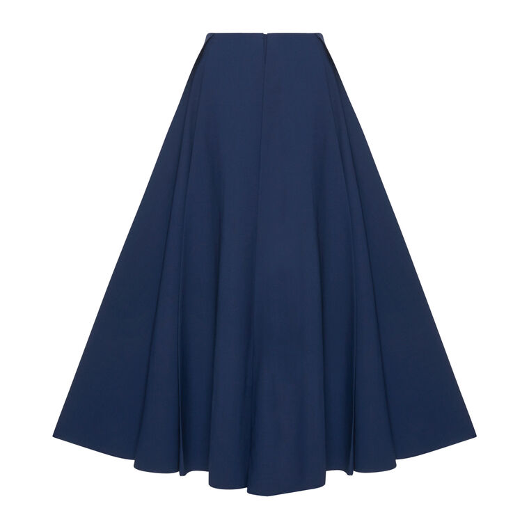 Pleated Midi Skirt image number null