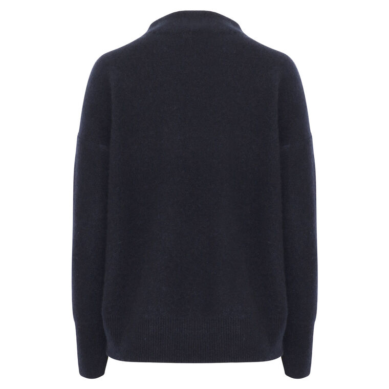 Boiled Funnel Neck Pullover Sweater image number null