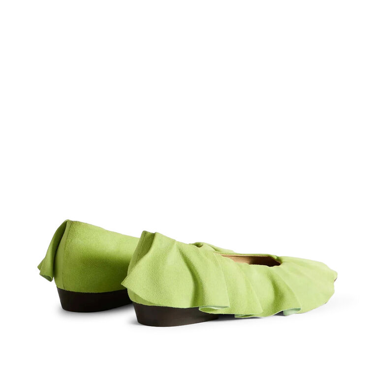 Ruffle Ballerina Flat image number null