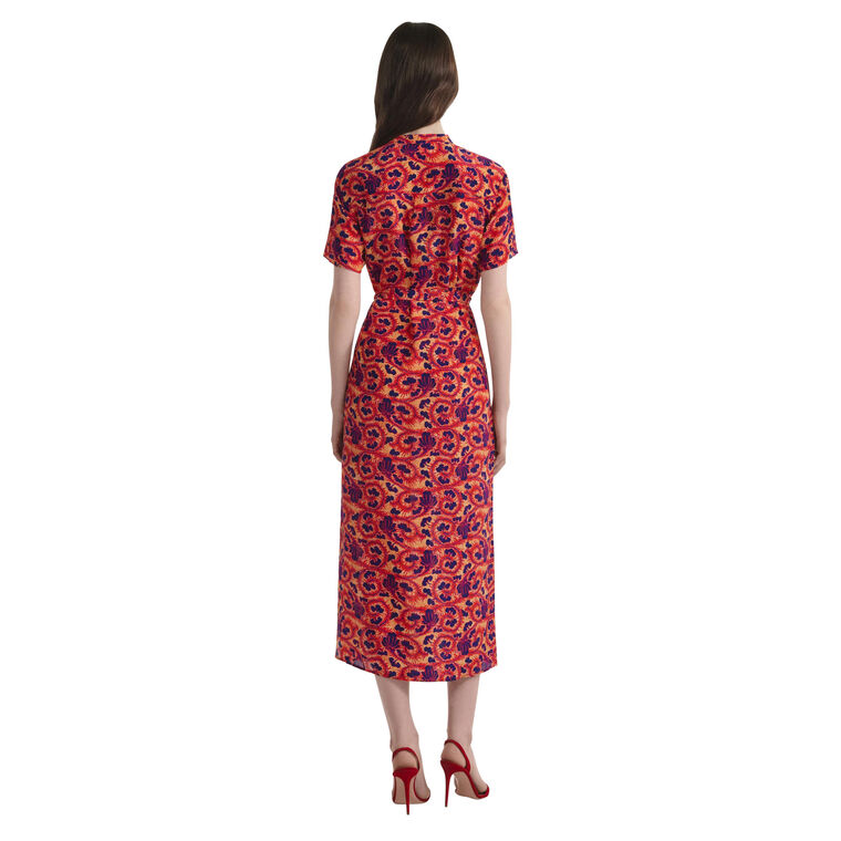 Vicki Short Sleeve Midi Dress image number null