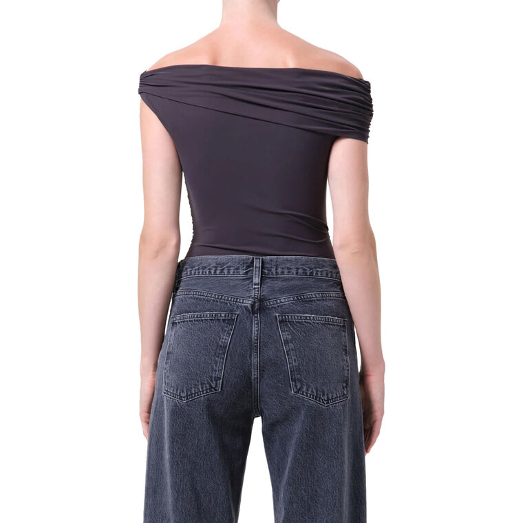 Sherilyn Ruched Off-The-Shoulder Bodysuit image number null