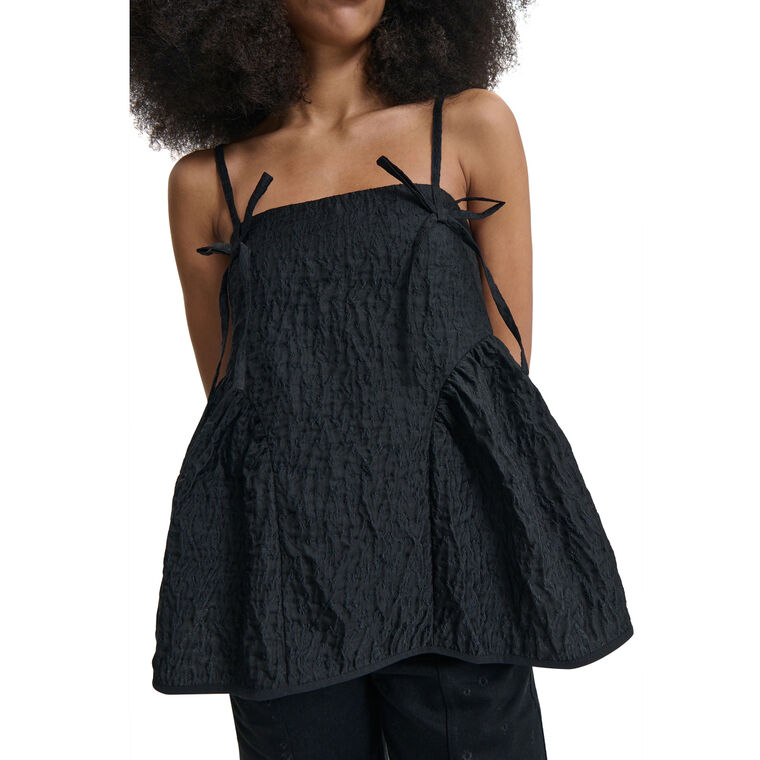 Akira Sleeveless Lobelia Matelasse Top image number null