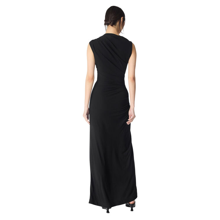 Matte Crepe Viscose Jersey Dress image number null