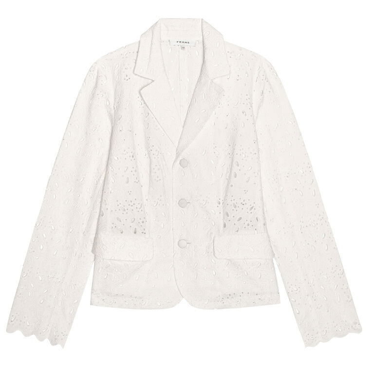 The Paisley Eyelet Classic Blazer image number null