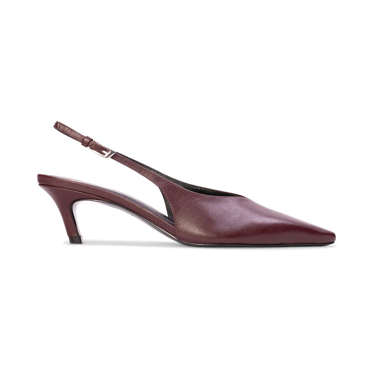 Lou 50mm Leather Slingback Pump image number null