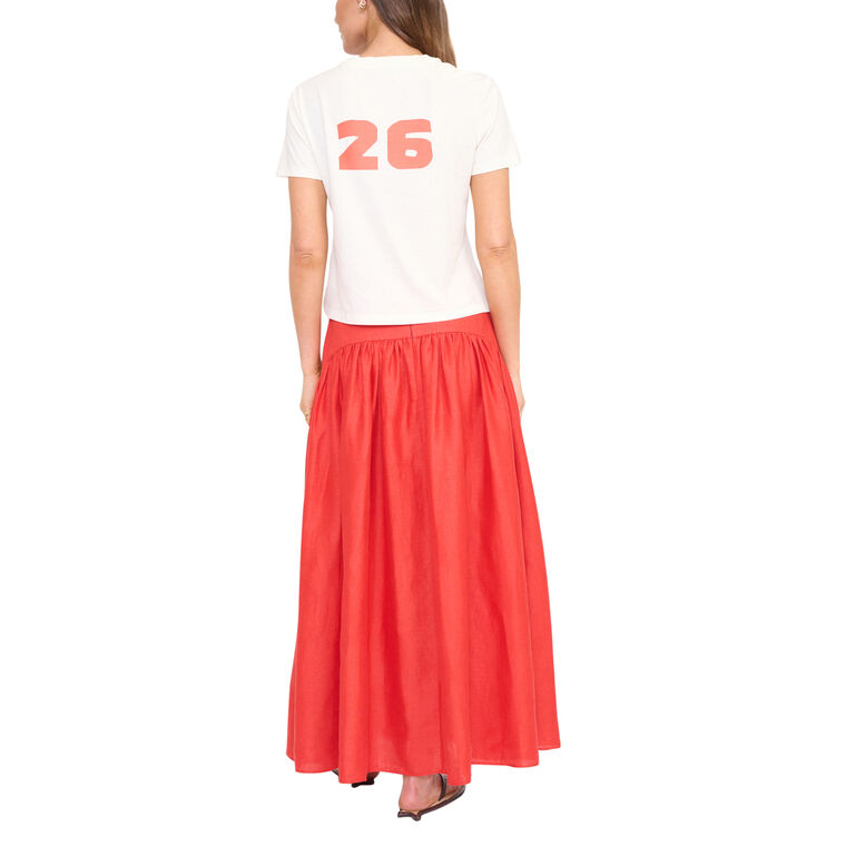 Procida Linen Maxi Skirt image number null