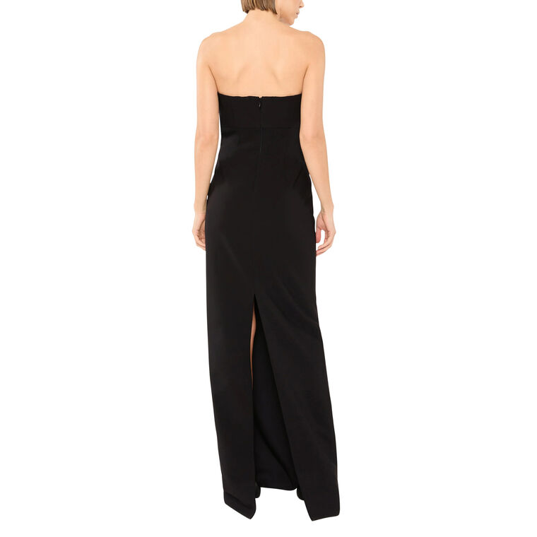 Minka Strapless Gown With Bow image number null
