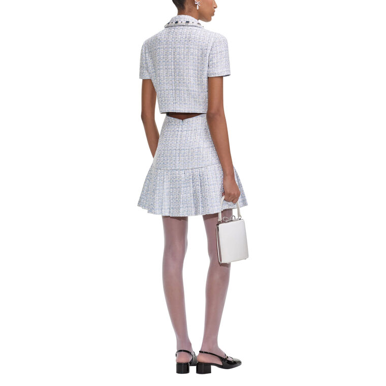 Boucle Mini Dress image number null