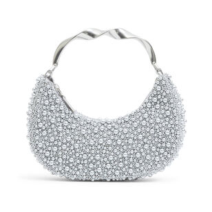 Evelyn Beaded Crescent Bag