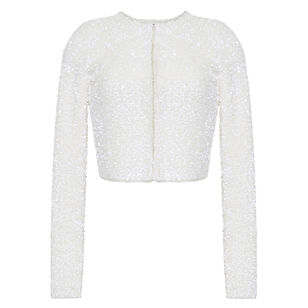Raya Long Sleeve Sequiin Embellished Cardigan