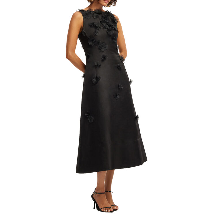 Cleo Petal Sleeveless Midi Dress image number null