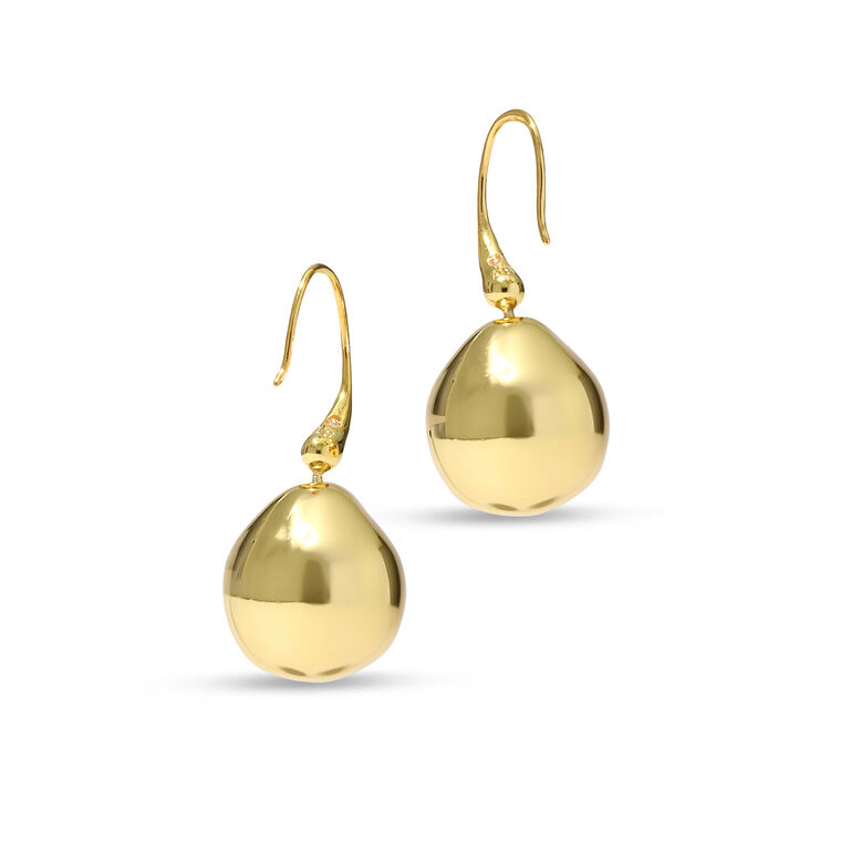 Molten Ball Wire Earring image number null