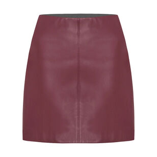 The Esme Vegan Leather Mini Skirt