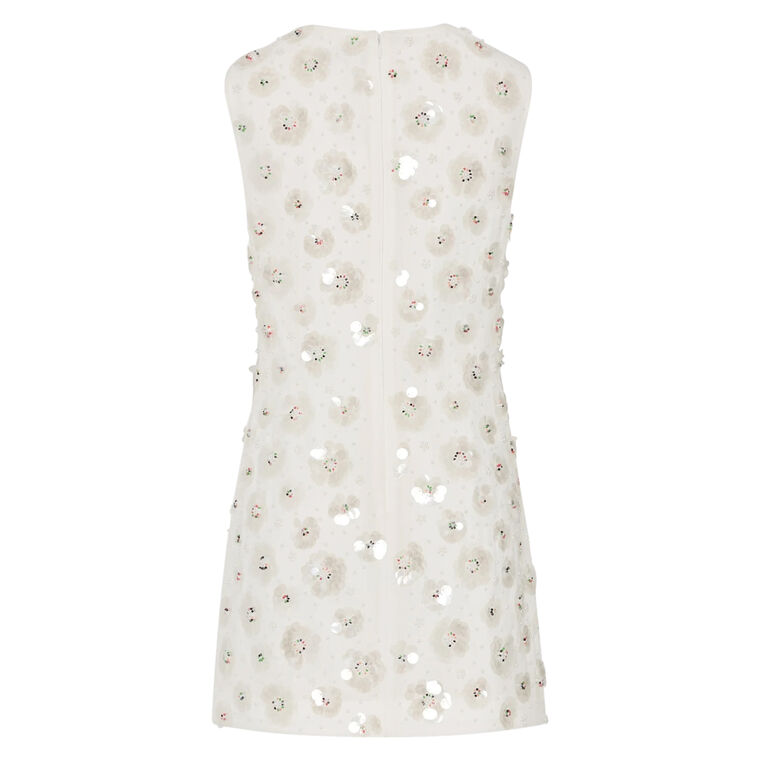 Ivette Fleur Paillette Shift Mini Dress image number null