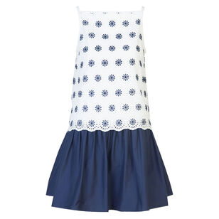 Grace Sleeveless Eyelet Mini Dress