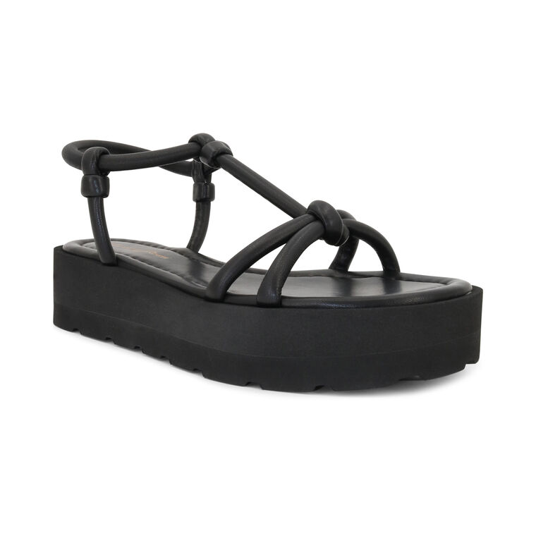 Marine Leather Flatform Sandal image number null