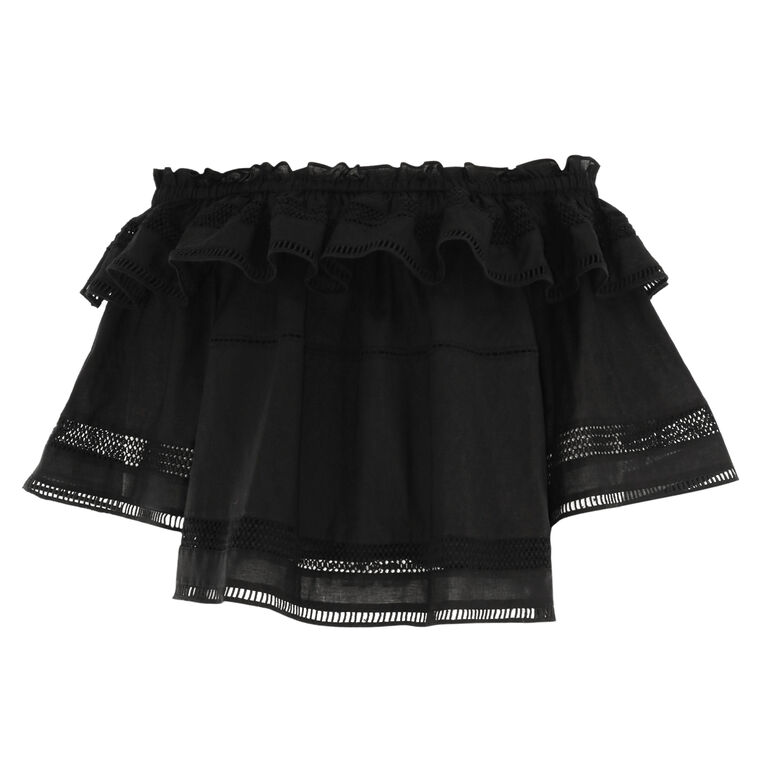 Angela Off-The-Shoulder Ruffle Top image number null