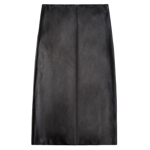 Paper Leather Pencil Skirt