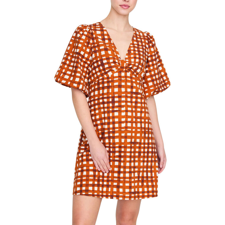 Skyla Puff Sleeve Mini Dress image number null