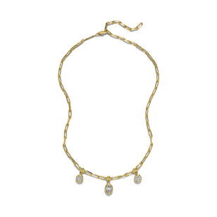 Asterales Triple Drop Necklace